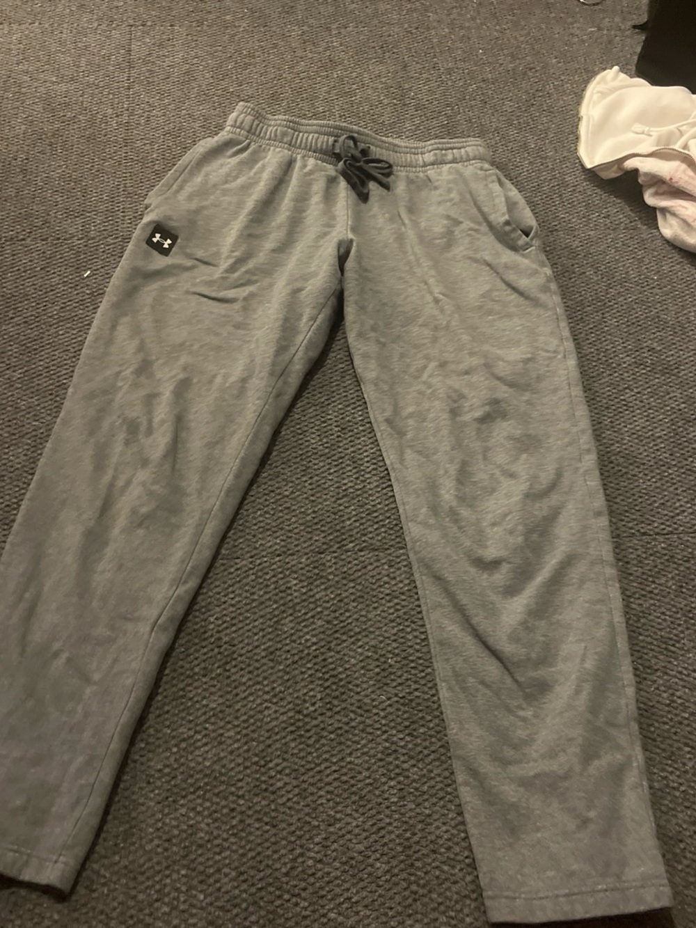 Gray under Armour sweatpants
